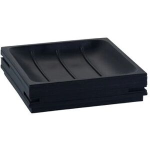 Portasapone Quadrotto GEDY - Nero - Design Moderno Portasapone Quadrotto GEDY - Nero - Design Moderno