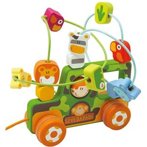Sevi 82942 - Labirinto Safari - Giocattolo Educativo in Legno per Bambini 1-3 Sevi 82942 - Labirinto Safari - Giocattolo Educativo in Legno per Bambini 1-3