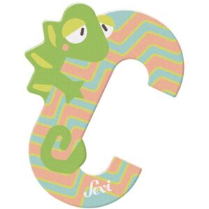 Sevi - Houten Dieren Initialen - Kameleon - 10 cm - Educatief Speelgoed Sevi - Houten Dieren Initialen - Kameleon - 10 cm - Educatief Speelgoed