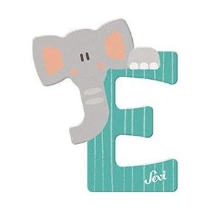 Sevi 83005 Decoratieve Houten Letters - Wit - 10 x 7 x 0.5 cm - Decoratie voor Kinderkamers Sevi 83005 Decoratieve Houten Letters - Wit - 10 x 7 x 0.5 cm - Decoratie voor Kinderkamers