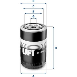 Ufi Oljesfilter Perkins - Div. 23.102.02 Ufi Oljesfilter Perkins - Div. 23.102.02