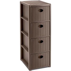 Armadio salvaspazio Tortora - 4 Cassetti - COSEDACASA Armadio salvaspazio Tortora - 4 Cassetti - COSEDACASA