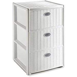 Armadio salvaspazio bianco con 3 cassetti - Cosedacasa Armadio salvaspazio bianco con 3 cassetti - Cosedacasa