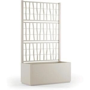 Vaso Rettangolare Bianco Starwax - 80 cm Vaso Rettangolare Bianco Starwax - 80 cm