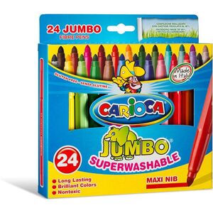 Μαρκαδόροι Carioca Jumbo - Πολύχρωμοι - 24 τεμάχια Μαρκαδόροι Carioca Jumbo - Πολύχρωμοι - 24 τεμάχια