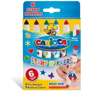 Carioca Multicolor Feltstift Set - 6 stuks - Kantoor & School Carioca Multicolor Feltstift Set - 6 stuks - Kantoor & School