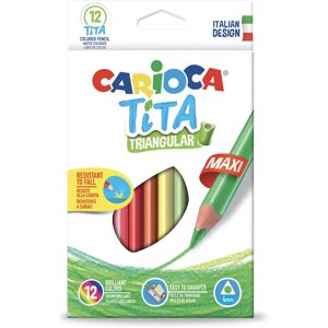 Carioca Modèle 809426-NC Crayons de couleur triangulaires multicolores - Crayons de couleur Carioca Modèle 809426-NC Crayons de couleur triangulaires multicolores - Crayons de couleur