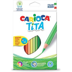 Carioca Tita Bunt Sechseckige Buntstifte - Zeichen-Set Carioca Tita Bunt Sechseckige Buntstifte - Zeichen-Set