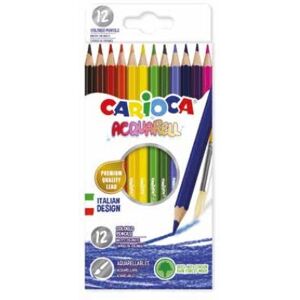 Crayons de couleur aquarelle Carioca 42857 - Multicolore - 12 pcs Crayons de couleur aquarelle Carioca 42857 - Multicolore - 12 pcs