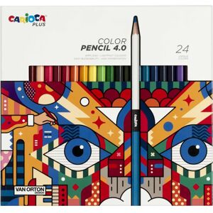 Crayons de couleur Carioca Plus 4.0 - Bois, Haute pigmentation, 24 pcs - Publicité Crayons de couleur Carioca Plus 4.0 - Bois, Haute pigmentation, 24 pcs - Publicité