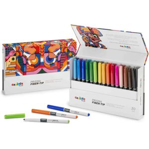 Marqueur Prisma Carioca Plus - 30 Couleurs, Double Pointe, Boîte de Rangement - Publicité Marqueur Prisma Carioca Plus - 30 Couleurs, Double Pointe, Boîte de Rangement - Publicité
