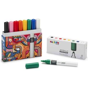 Carioca Plus Acrylmarker - 8 Stk - Künstlerbedarf Carioca Plus Acrylmarker - 8 Stk - Künstlerbedarf