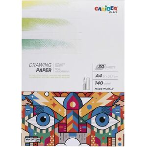 Carioca Plus - Cahier de dessin 140g, A4, 30 pages - Publicité Carioca Plus - Cahier de dessin 140g, A4, 30 pages - Publicité