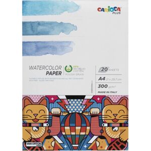 Carioca Plus Bloc d'Aquarelle - 300g, A4, 20 pages - Publicité Carioca Plus Bloc d'Aquarelle - 300g, A4, 20 pages - Publicité