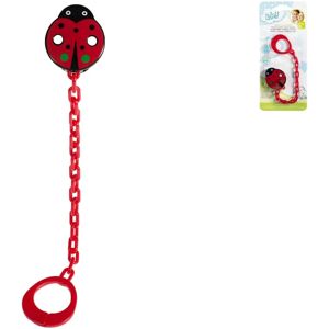Lulabi Clip di Succhietto in Plastica Coccinella Lulabi Clip di Succhietto in Plastica Coccinella