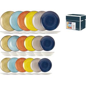 Pengo 4926500 18-delig Servies - Assortie Kleuren Pengo 4926500 18-delig Servies - Assortie Kleuren