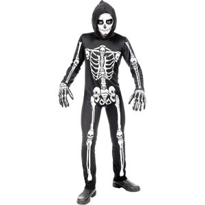Widmann Model 00066 Kids Skeleton Costume with Hood Widmann Model 00066 Kids Skeleton Costume with Hood