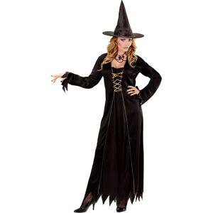 e-Carnavalskleding.nl Gretha XL - Witch Costume - Black/Gold - Costumes e-Carnavalskleding.nl Gretha XL - Witch Costume - Black/Gold - Costumes