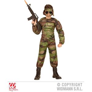WIDMANN 00516 Costume da Soldato Muscoloso - Bambini WIDMANN 00516 Costume da Soldato Muscoloso - Bambini
