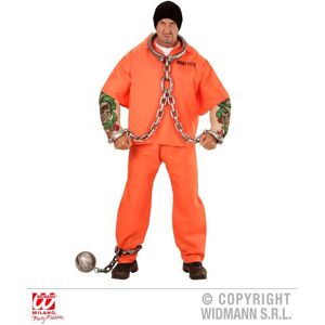 WIDMANN Model 00642 Orange Prisoner Costume - Costumes WIDMANN Model 00642 Orange Prisoner Costume - Costumes