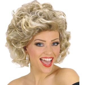 Unbranded Olivia S Blonde Curly Wig for Fancy Dress - 50s 60s Rock Roll Unbranded Olivia S Blonde Curly Wig for Fancy Dress - 50s 60s Rock Roll
