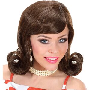 Widmann Nancy 50er Jahre Perücke braun - Kostüm-Wig Widmann Nancy 50er Jahre Perücke braun - Kostüm-Wig