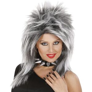 Widmann 80s Punk Rocker Wig Gray for Women - Costume Accessory Widmann 80s Punk Rocker Wig Gray for Women - Costume Accessory