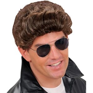 John Travolta Brun Grease Peruk - Syntetisk John Travolta Brun Grease Peruk - Syntetisk