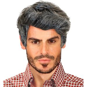 Peluca de hombre gris jaspeada Rick - Peluca Peluca de hombre gris jaspeada Rick - Peluca