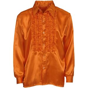 Widmann XL Ruffle Satin Disco Shirt - Clothing Widmann XL Ruffle Satin Disco Shirt - Clothing