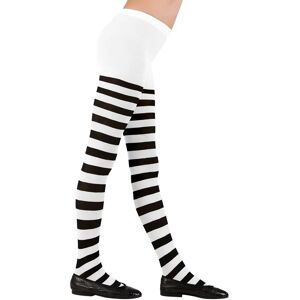JADEO Wit en zwart gestreepte panty's - Panty's voor kinderen JADEO Wit en zwart gestreepte panty's - Panty's voor kinderen