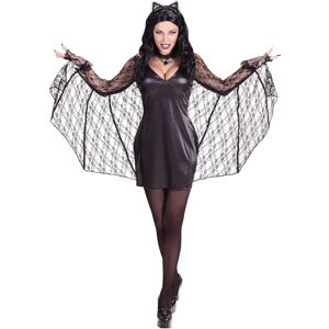 Costume da Vampira con Ali e Orecchie XL - Widmann Costume da Vampira con Ali e Orecchie XL - Widmann
