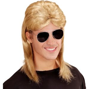 Widmann Blonde 80s wig with glasses and headband - wig Widmann Blonde 80s wig with glasses and headband - wig