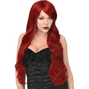 Widmann Red Long Synthetic Cosplay Wig - Wig Widmann Red Long Synthetic Cosplay Wig - Wig