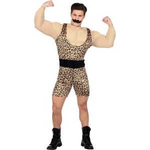 Widmann XL Beiges Retro Zirkus Muskelkostüm - Kostüme Widmann XL Beiges Retro Zirkus Muskelkostüm - Kostüme