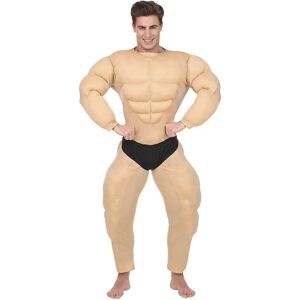 Widmann Muscle Builder Costume - Foam Muscles, Small-XL Widmann Muscle Builder Costume - Foam Muscles, Small-XL