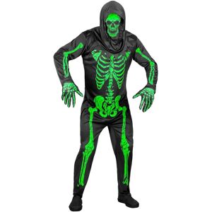 Disfraz de esqueleto fluorescente XS - disfraz Disfraz de esqueleto fluorescente XS - disfraz