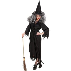 WIDMANN Model 02653 Black Witch Costume - Dress, Hat & Belt WIDMANN Model 02653 Black Witch Costume - Dress, Hat & Belt