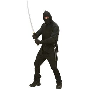 Widmann Black Ninja Costume - Adult - Costume for Men Widmann Black Ninja Costume - Adult - Costume for Men