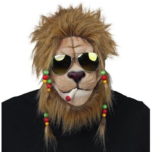 WIDMANN 03302 Fancy Dress - Lion Rasta Mask with Beads WIDMANN 03302 Fancy Dress - Lion Rasta Mask with Beads