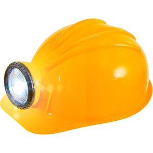 Geel Bouwhelm met Lamp - Unisex Geel Bouwhelm met Lamp - Unisex