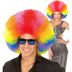 Parrucca Afro Power Widmann - Oversize multicolore per feste Parrucca Afro Power Widmann - Oversize multicolore per feste