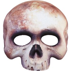 Widmann Masker - Schedel Half Gezicht Kostuum Accessoire Widmann Masker - Schedel Half Gezicht Kostuum Accessoire