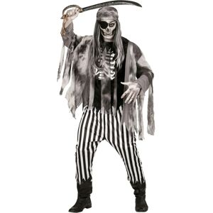 Widmann Pirate Skeleton Ghost Man Costume - L Widmann Pirate Skeleton Ghost Man Costume - L
