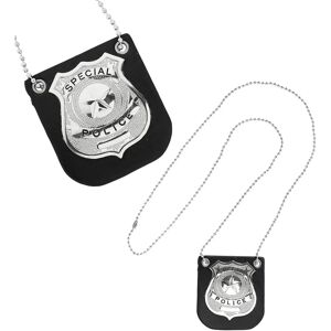 Colar com Distintivo de Polícia - Distintivo, Unissex, Presilha Colar com Distintivo de Polícia - Distintivo, Unissex, Presilha