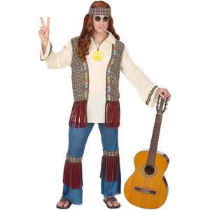 Costume Hippie Widmann Love & Peace da uomo, multicolore - M Costume Hippie Widmann Love & Peace da uomo, multicolore - M