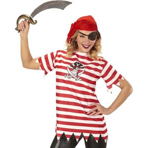 Widmann Peggy Pirate Girl Costume for Women - M/L Red-White - Costumes.com Widmann Peggy Pirate Girl Costume for Women - M/L Red-White - Costumes.com