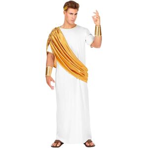 Finidi Mooi White Caesar Costume - Toga, Laurel, Arm Guards - XXXL Finidi Mooi White Caesar Costume - Toga, Laurel, Arm Guards - XXXL