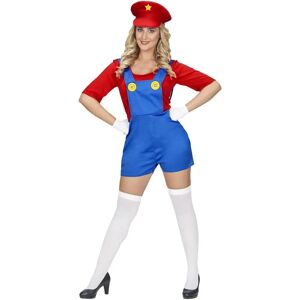 Disfraz Super Kristy de Widmann - Rojo-Azul Mujer Disfraz Super Kristy de Widmann - Rojo-Azul Mujer