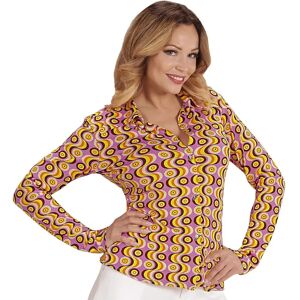Camisa Psicodélica Disco - Moda Mujer 70s Camisa Psicodélica Disco - Moda Mujer 70s